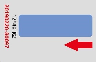 Niimbot štítky RP 12x40mm 160ks Blue pro D11 a D110