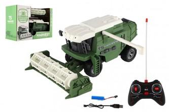 Kombajn RC plast 22cm 27MHz na baterie + dobíjecí pack v krabici 31x21x13cm Kombajn RC plast 22cm 27MHz na baterie + dobíjecí pack v krabici 31x21x13cm