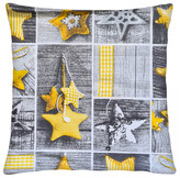 Bavlněný vánoční polštář 043 CHRISTMAS TIME 100% bavlna 40x40 cm, Mybesthome