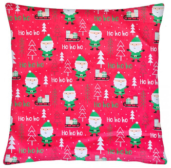 Bavlněný vánoční polštář 041 CHRISTMAS TIME 100% bavlna 40x40 cm, Mybesthome