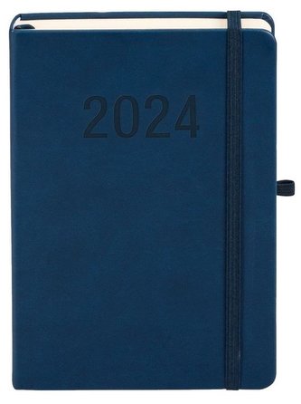 Kalendarz 2024 Memo A4 DNS granatowy