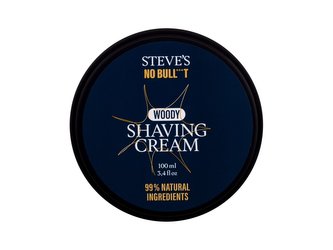 Steve´s No Bull***t Woody Krém na holení Shaving Cream 100 ml pro muže
