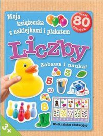 Moja książeczka z naklejkami i plakatem. Liczby
