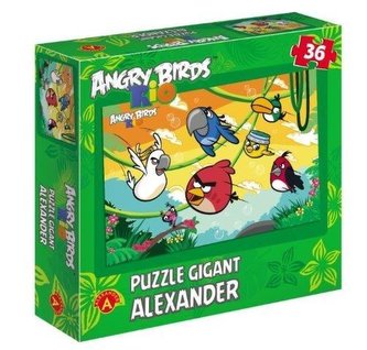 Puzzle 36 Gigant do góry - Angry Birds Rio