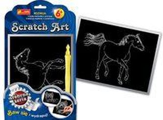 Scratch Art Koń