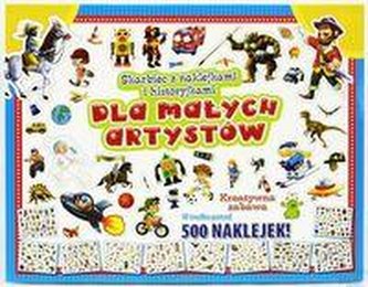 Skarbiec z naklejkami i historyjkami dla małych artystów