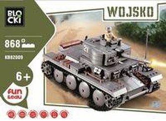 Klocki Blocki Wojsko Czołg 868 elementów