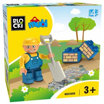 Klocki Blocki MUBI Figurka Budowlaniec