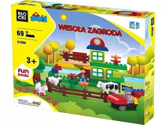 Klocki MUBI Wesoła zagroda 69 elementów