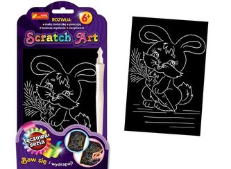 Scratch Art Zajączek