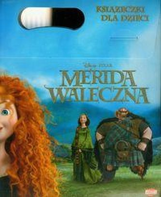 Merida Waleczna zestaw 4 książeczek edukacyjnych z kredkami.