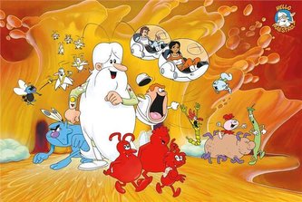 Puzzle 104 Było sobie życie Bohaterowie + płyta DVD