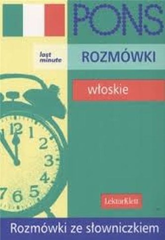 Rozmówki włoskie Rozmówki ze słowniczkiem Last Minute PONS