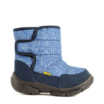 Oldcom Dětské Zimní Boty LILO Denim Velikost: 25, Barva: Modrá