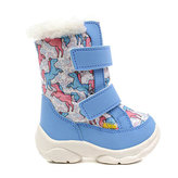 Oldcom Dětské Zimní Boty ALASKA Ponny Tyrkysové Velikost: 25, Barva: Tyrkysová