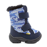 Oldcom Dětské Zimní Boty ALASKA Military Velikost: 27, Barva: Modrá