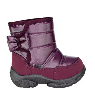 Oldcom Dětské Zimní Boty Lila Vínové Velikost: 25, Barva: Vínová