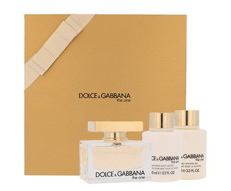 Dolce Gabbana The One Dárková sada Parfémová voda 75 ml, tělové mléko The One 100 ml a sprchový gel The One 100 ml