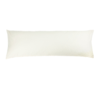POVLAK na relaxační polštář - bílá káva - 50x145 cm (povlak na zip)
