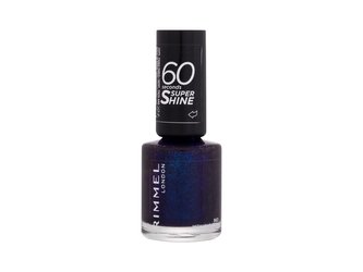 Rimmel London 60 Seconds Lak na nehty Super Shine 8 ml 563 Midnight Rush pro ženy