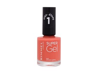 Rimmel London Super Gel Lak na nehty STEP1 12 ml 047 Spiced Coral pro ženy