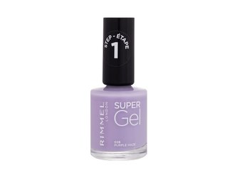 Rimmel London Super Gel Lak na nehty STEP1 12 ml 028 Purple Haze pro ženy