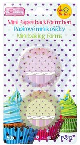 košíčky na pralinky barev.50ks, papír