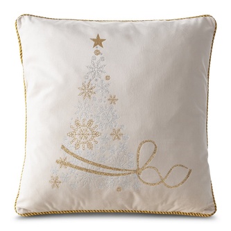 Vánoční polštář NATALE SW 64 béžová 45x45 cm mikrovlákno MyBestHome