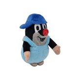 Krtek 12 cm sedící, Kalhoty + kšiltovka modrá