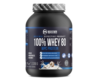 100% WHEY 80 - kokos 2200 g