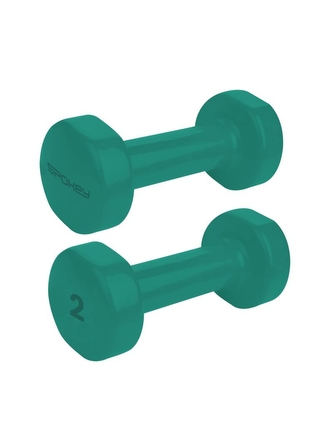 Spokey - SHAPE sada činek 2 x 2 kg zelené