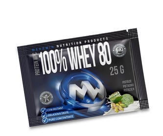 100% WHEY 80 - pistácie 25 g