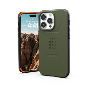 UAG Civilian MagSafe, olive drab - iPhone 15 Pro Max