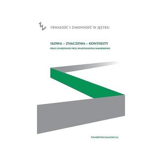 Słowa Znaczenia Konteksty