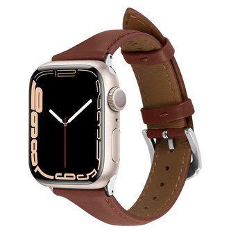 Spigen Kajuk Watch Band, chestnut - Apple Watch 8/7 (41mm)/6/SE/5/4 (40mm)/3/2/1 (38mm)