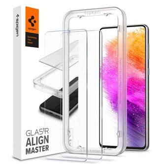 Spigen AlignMaster Glas.tR 2 Pack - Samsung Galaxy A73 5G