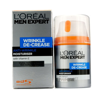 L´oreal MEN EXPERT Wrinkle De-crease Anti-Wrinkle Moisturizer - Hydratační krém 50 ml pro muže