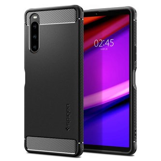 Spigen Rugged Armor, black - Sony Xperia 10 V
