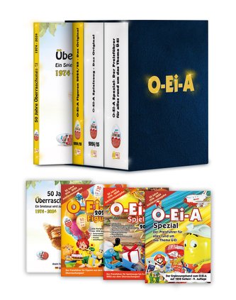 Das O-Ei-A 3er Bundle 2024/25 - Die Jubiläumsausgabe! - O-Ei-A Figuren, O-Ei-A Spielzeug und O-Ei-A Spezial sowie das Buch ¿50 J