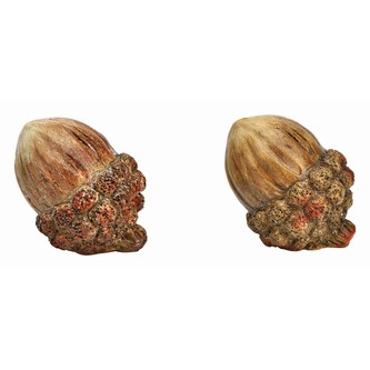 Dekorace - žalud natural 6x6x6 cm