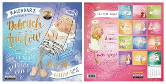 Kalendarz 2024 ścienny Classic  Dobre Anioły