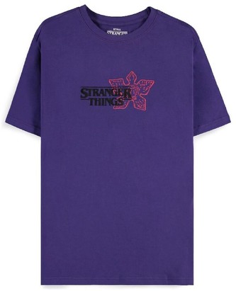 Tričko Stranger Things - Demogorgon Purple XL