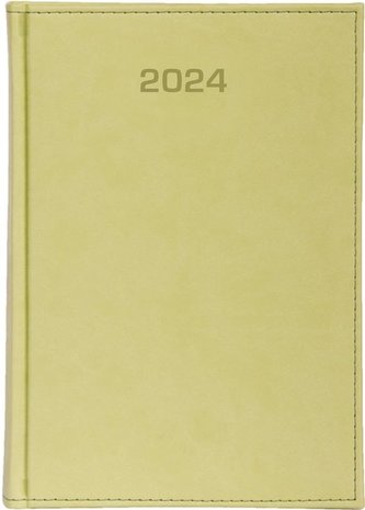 Kalendarz 2024 dzienny A5 Vivella oliwka
