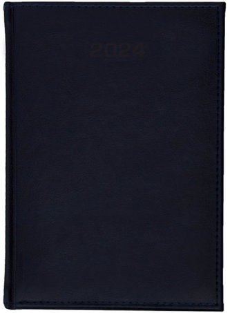 Kalendarz 2024 dzienny A4 Nebraska granatowy
