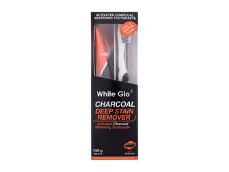 White Glo Charcoal Zubní pasta Deep Stain Remover 100 ml unisex