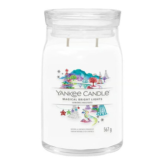 YANKEE CANDLE Magical Bright Lights svíčka 567g / 2 knoty (Signature tumbler velký )