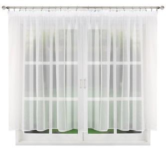 Dekorační krátká záclona EMILY 130 bílá 400x130 cm MyBestHome