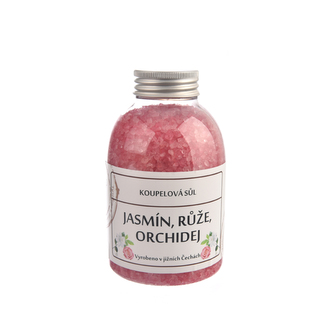 Sůl do koupele jasmín/růže ČR 650 g