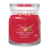 YANKEE CANDLE Sparkling Cinnamon svíčka 368g /2 knoty (Signature střední)