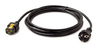 APC Power Cord, Locking C19 to CEE/7 Schuko, 3.0m (C19/CEE 7/7) APC Power Cord, Locking C19 to CEE/7 Schuko, 3.0m (C19/CEE 7/7)